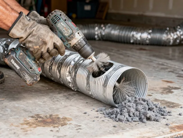 Professional duct cleaning by Grove City Dryer Vent Cleaning in Grove City