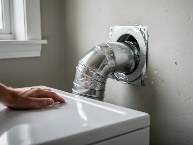 Grove City Dryer Vent Cleaning expert performing professional dryer vent repair and installation in Grove City