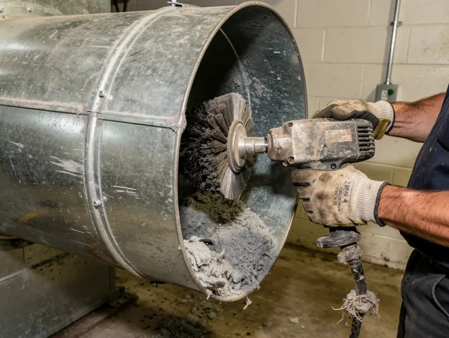Industrial-grade dryer vent cleaning by Grove City Dryer Vent Cleaning in Grove City